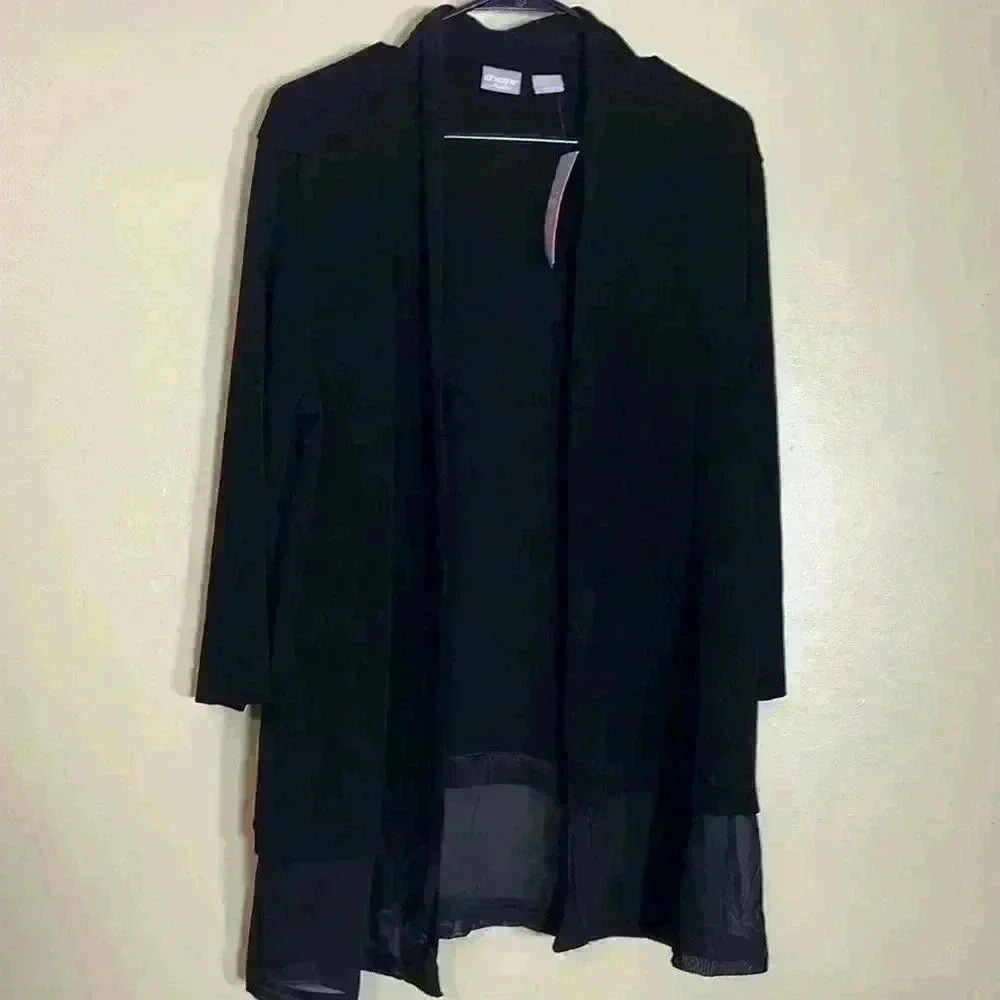 Chico’s 2 woman top / open front blouse